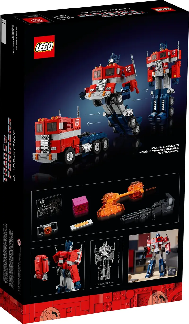 LEGO 10302 Optimus Prime zdjęcie 7