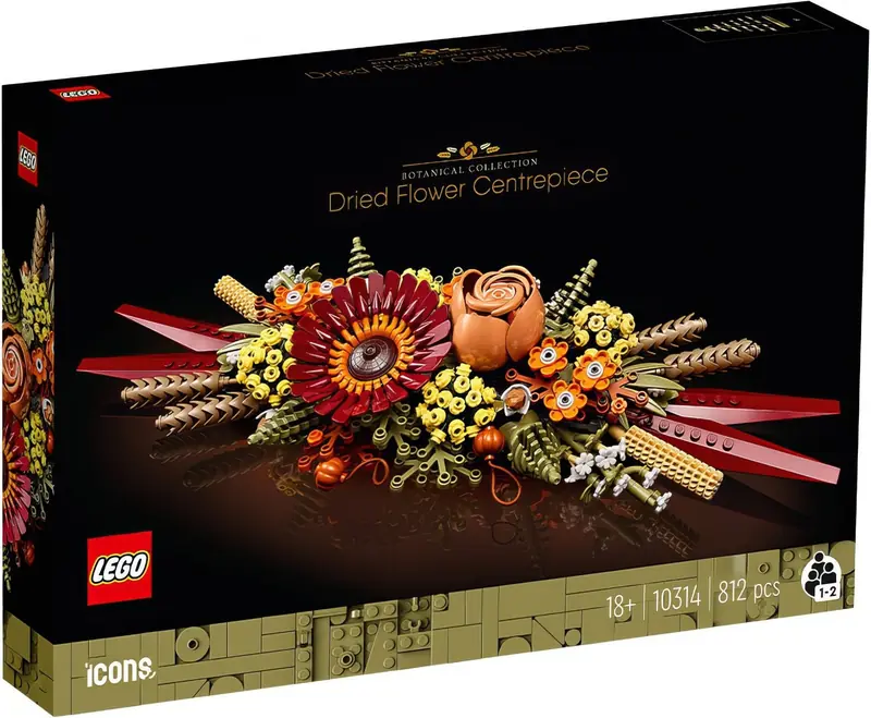 LEGO 10314 Stroik z suszonych kwiatów zdjęcie 5