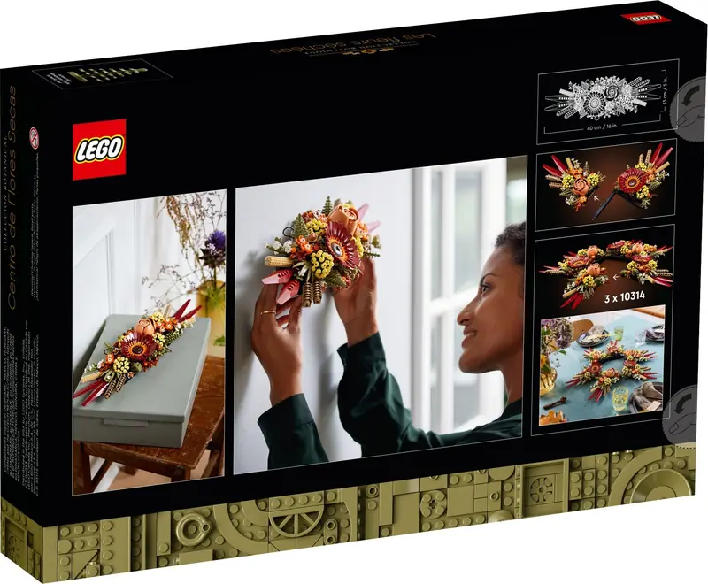 LEGO 10314 Stroik z suszonych kwiatów zdjęcie 2