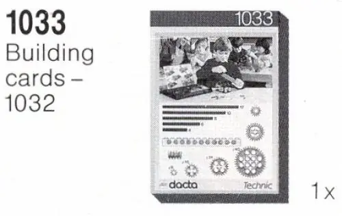 LEGO 1033 Building Cards - 1032