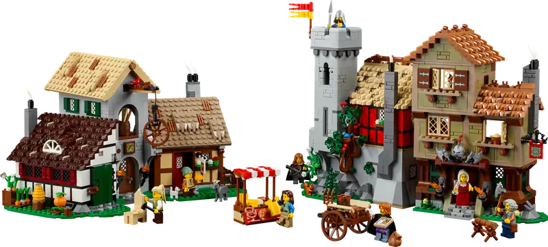 LEGO 10332 Średniowieczny plac miejski