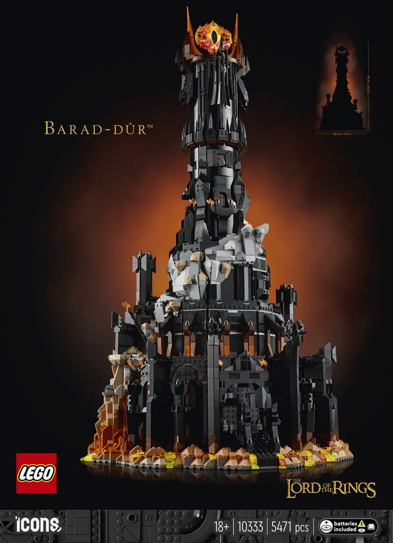 LEGO 10333 Władca pierścieni: Barad-dûr zdjęcie 14