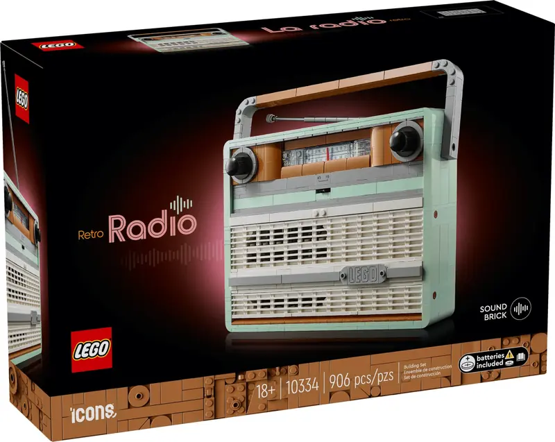 LEGO 10334 Radio w stylu retro zdjęcie 6