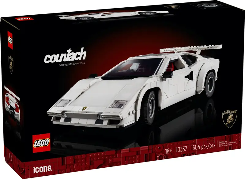 LEGO 10337 Lamborghini Countach 5000 Quattrovalvole zdjęcie 6
