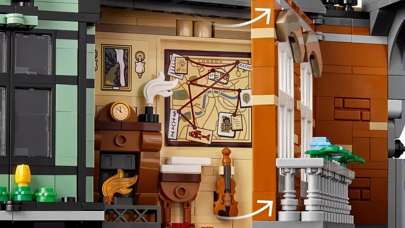 LEGO 10351 Sherlock Holmes: Book nook zdjęcie 12