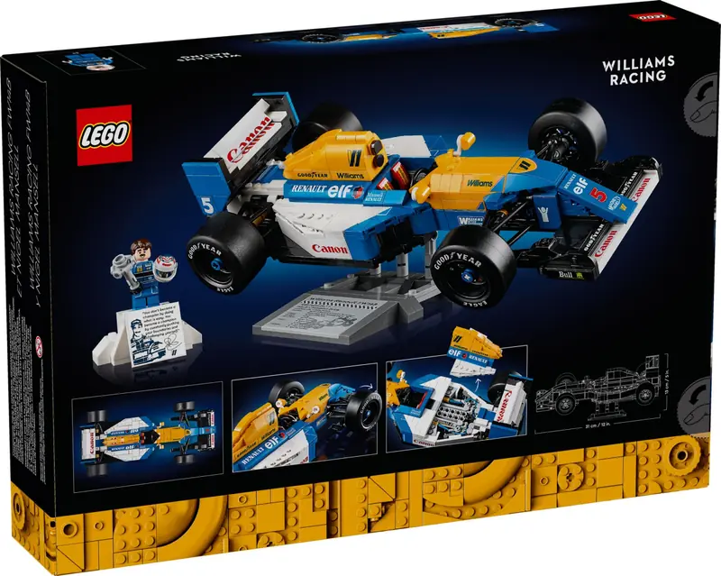 LEGO 10353 Williams Racing FW14B i Nigel Mansell zdjęcie 5