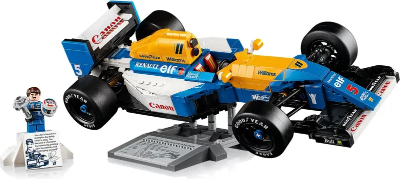 LEGO 10353 Williams Racing FW14B i Nigel Mansell zdjęcie 2