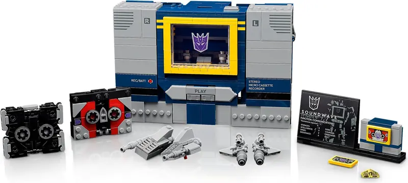 LEGO 10358 Transformers: Soundwave zdjęcie 6