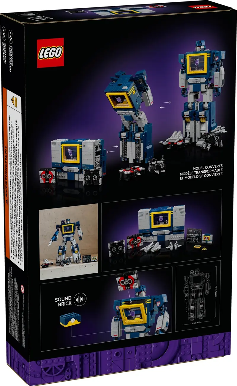 LEGO 10358 Transformers: Soundwave zdjęcie 3