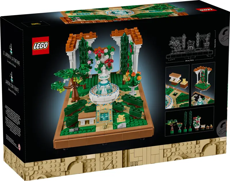 LEGO 10359 Fontanna w ogrodzie zdjęcie 7