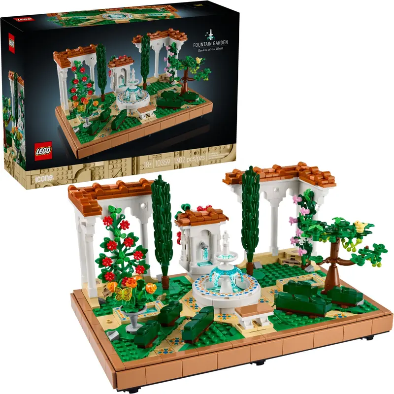 LEGO 10359 Fontanna w ogrodzie zdjęcie 2