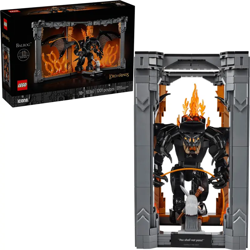 LEGO 10367 Władca pierścieni: Book nook z Balrogiem zdjęcie 2