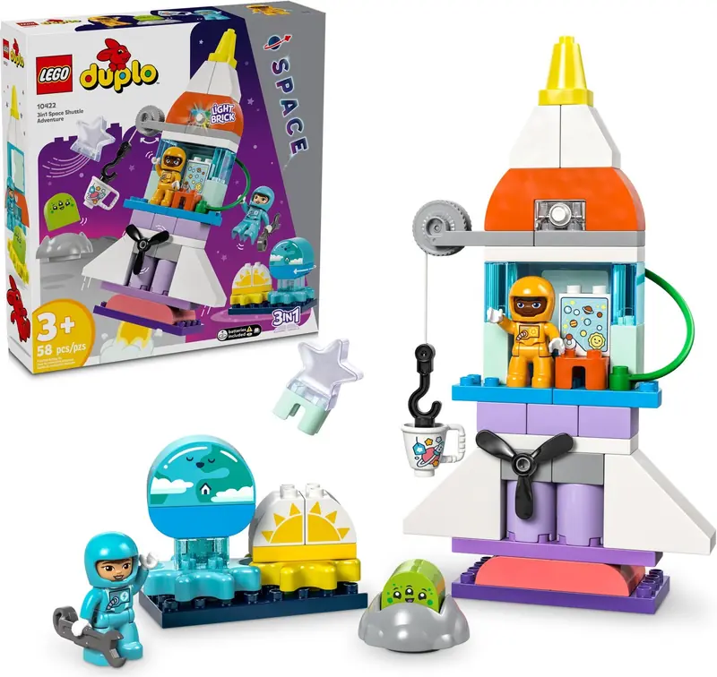 LEGO 10422 Przygoda w promie kosmicznym 3 w 1 zdjęcie 2