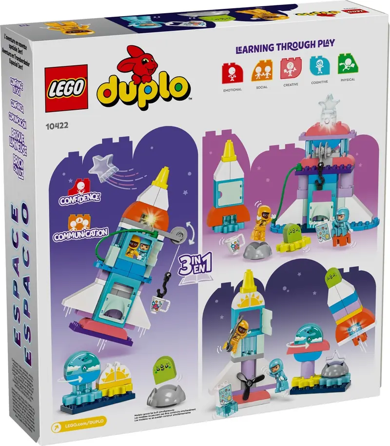 LEGO 10422 Przygoda w promie kosmicznym 3 w 1 zdjęcie 5