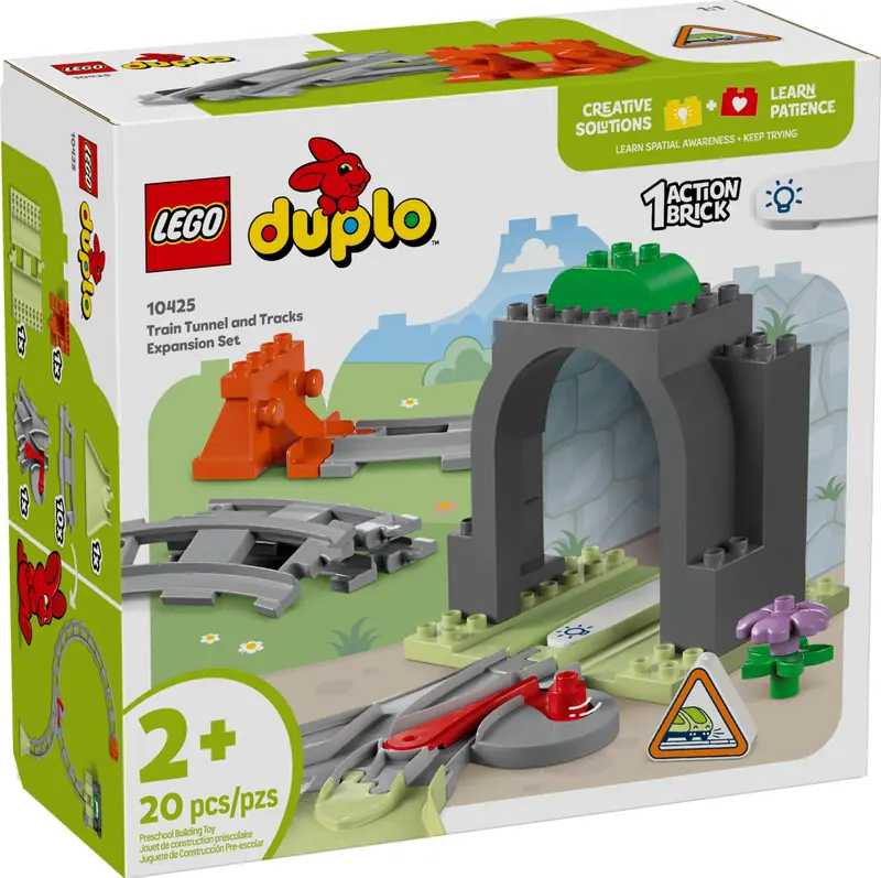 LEGO 10425 Tunel i tory kolejowe - zestaw rozszerzający zdjęcie 2