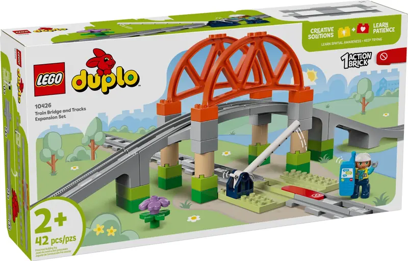 LEGO 10426 Most i tory kolejowe - zestaw rozszerzający zdjęcie 2