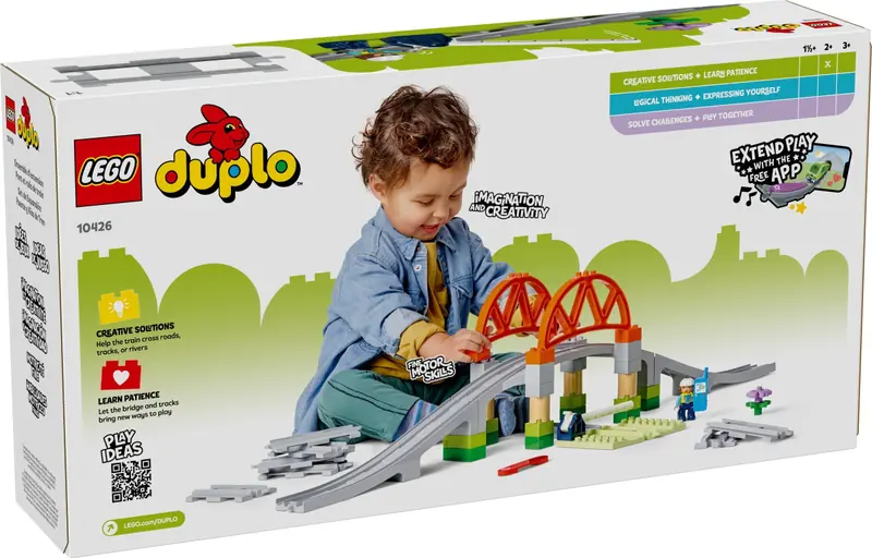 LEGO 10426 Most i tory kolejowe - zestaw rozszerzający zdjęcie 3