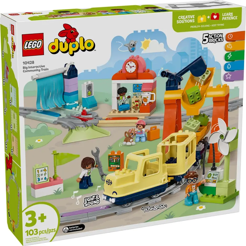 LEGO 10428 Duży interaktywny pociąg miejski zdjęcie 3