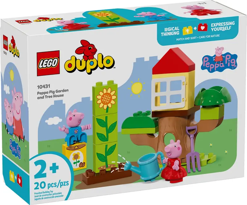LEGO 10431 Ogród i domek na drzewie Peppy zdjęcie 2