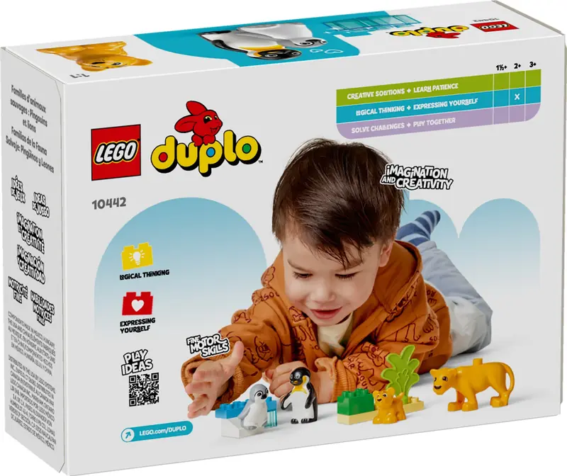 LEGO 10442 Rodziny dzikich zwierząt: pingwiny i lwy zdjęcie 2