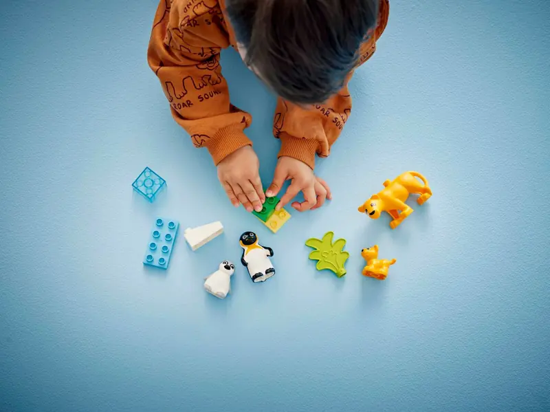 LEGO 10442 Rodziny dzikich zwierząt: pingwiny i lwy zdjęcie 7