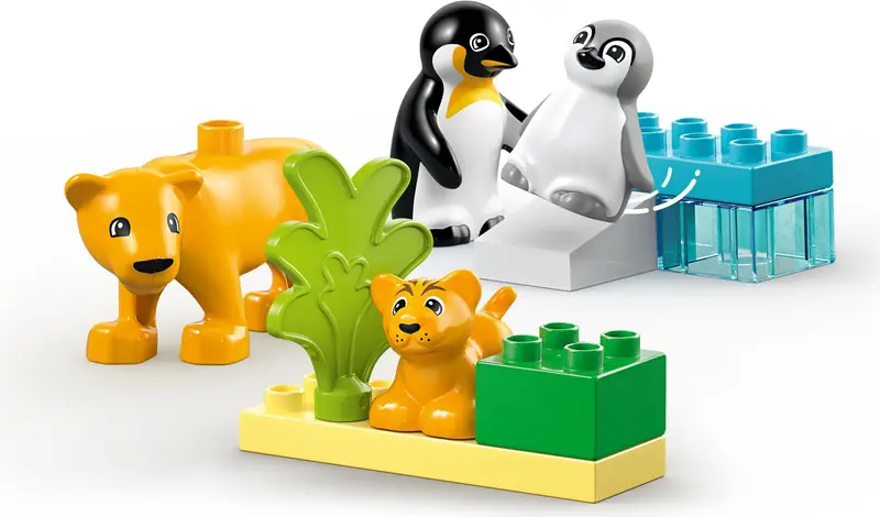 LEGO 10442 Rodziny dzikich zwierząt: pingwiny i lwy zdjęcie 4