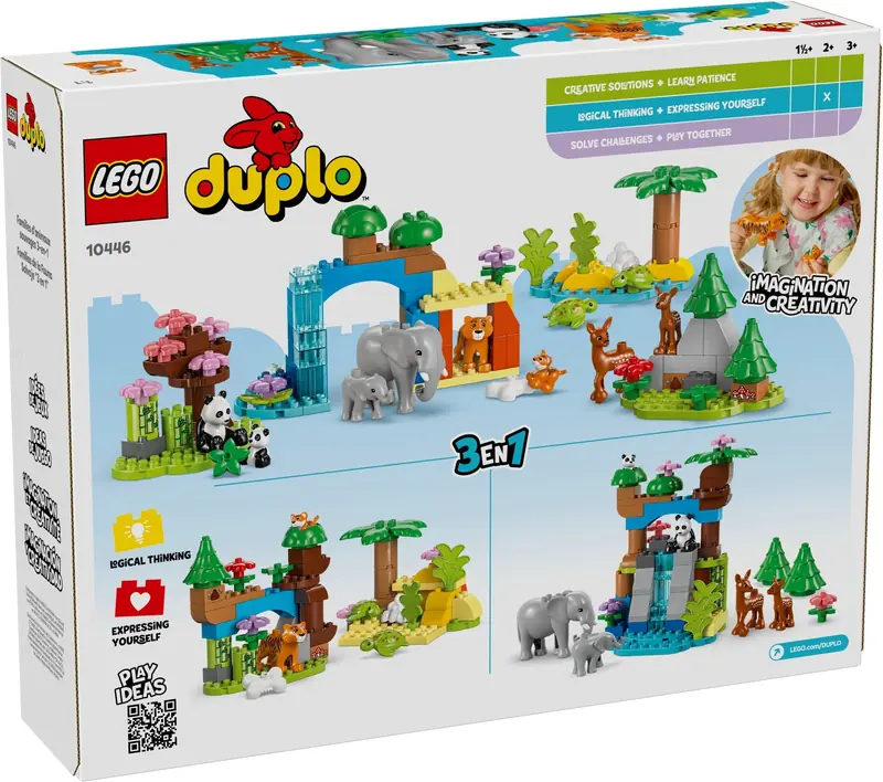 LEGO 10446 Rodziny dzikich zwierząt 3 w 1 zdjęcie 2