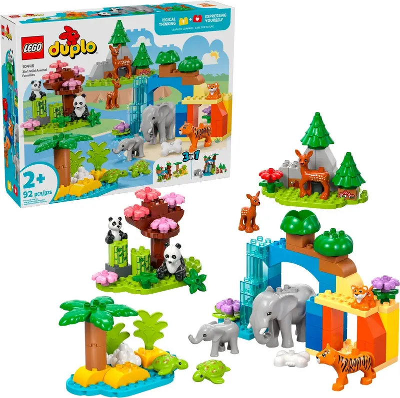 LEGO 10446 Rodziny dzikich zwierząt 3 w 1 zdjęcie 3