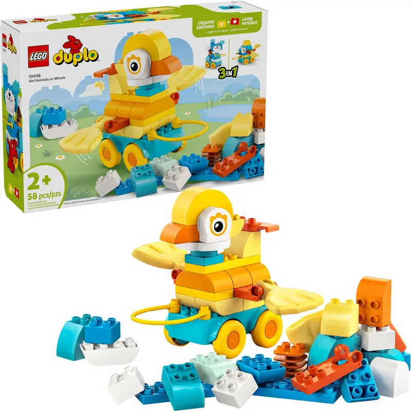 LEGO 10448 3 w 1 Zwierzątka na kółkach zdjęcie 3