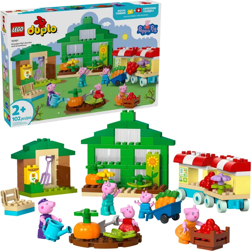 LEGO 10461 Ogród i szklarnia Dziadka Świnki zdjęcie 2