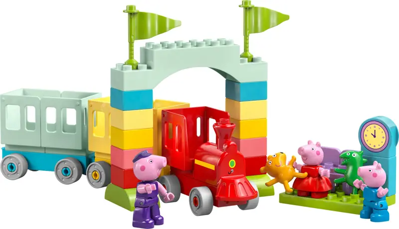 LEGO 10466 Podróż pociągiem z Dziadkiem Świnką zdjęcie 4
