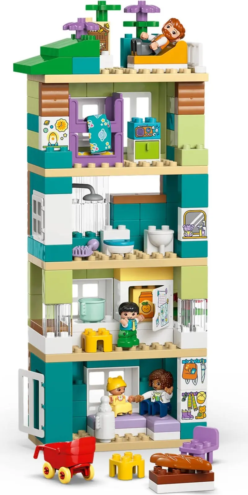 LEGO 10470 Nowoczesny dom rodzinny 3 w 1 z figurkami zdjęcie 6