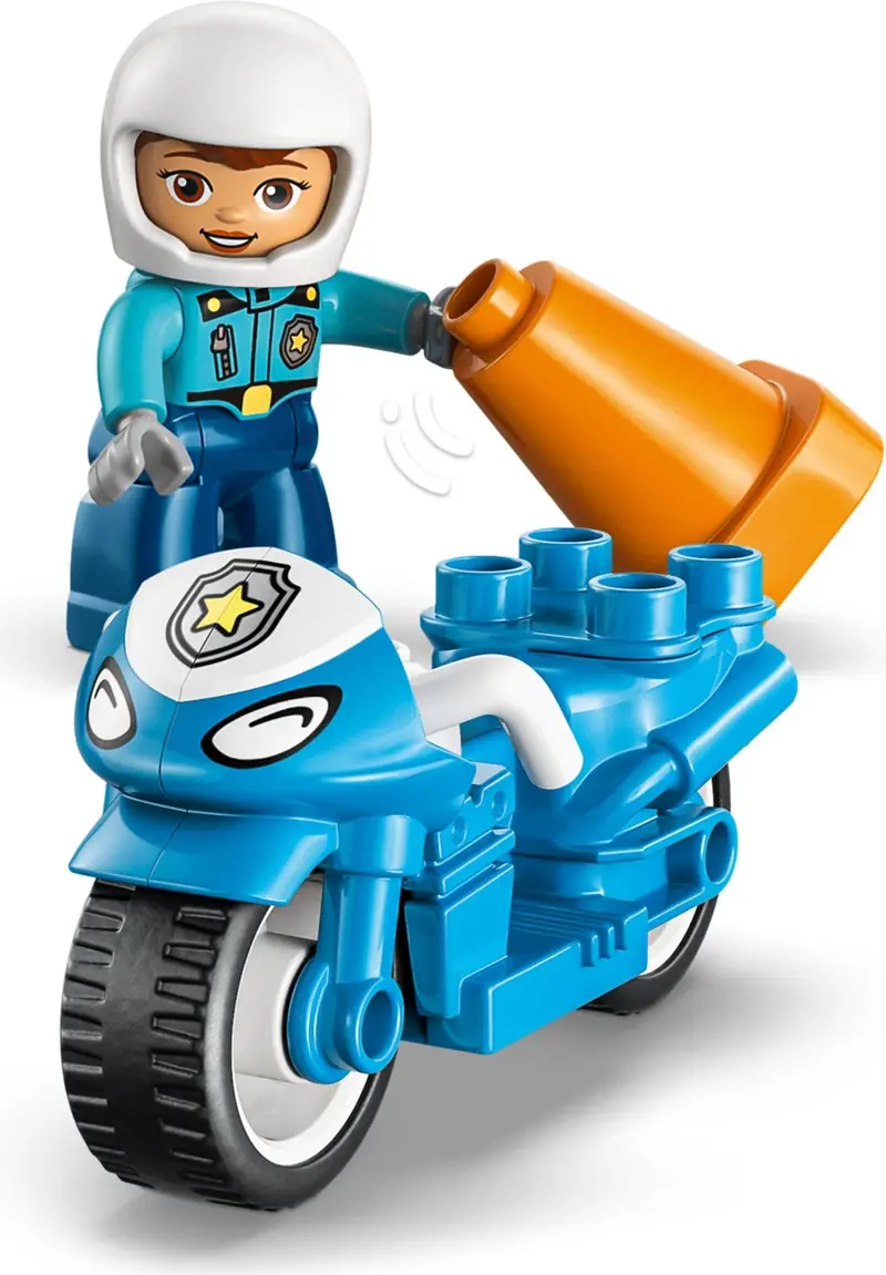 LEGO 10471 Niebieski motocykl policyjny zdjęcie 4