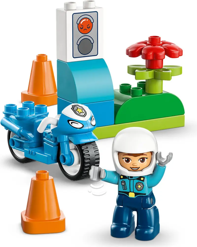LEGO 10471 Niebieski motocykl policyjny zdjęcie 5