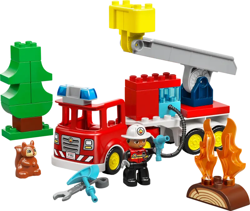 LEGO 10473 Wóz strażacki z wężem i strażakiem