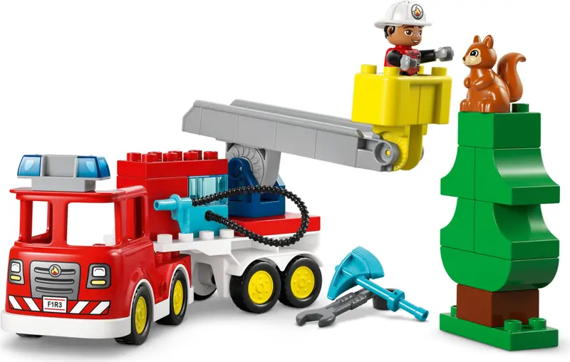 LEGO 10473 Wóz strażacki z wężem i strażakiem zdjęcie 6