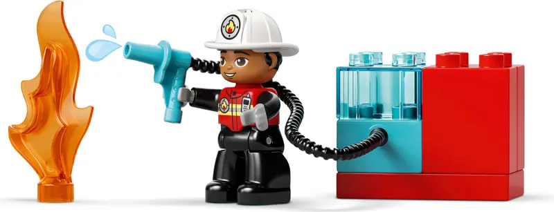 LEGO 10473 Wóz strażacki z wężem i strażakiem zdjęcie 3