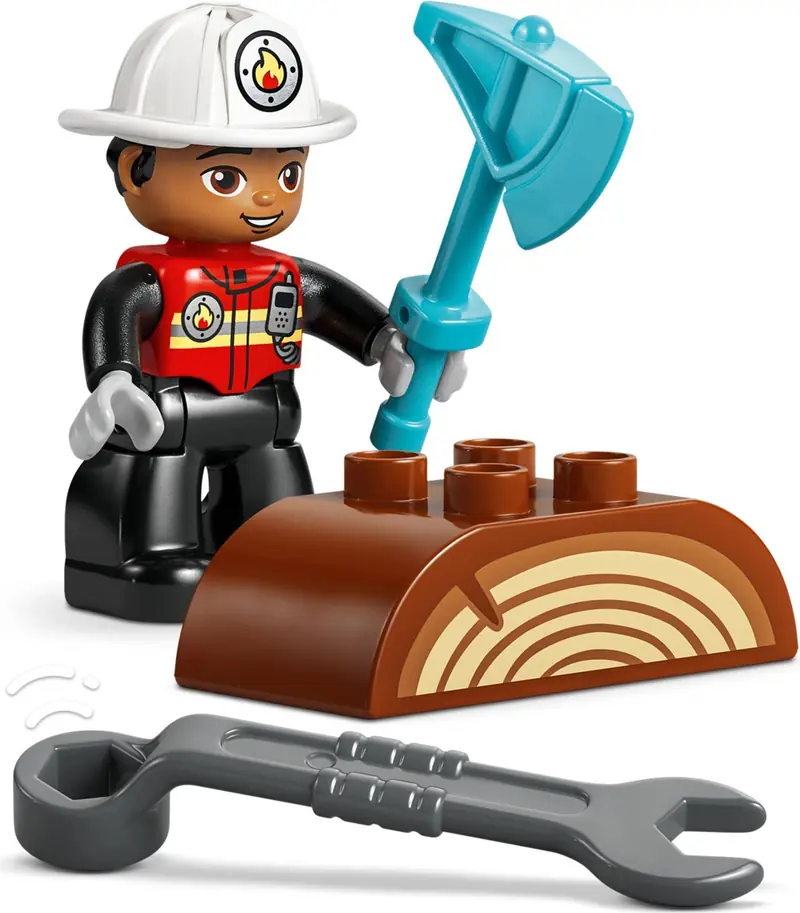 LEGO 10473 Wóz strażacki z wężem i strażakiem zdjęcie 5