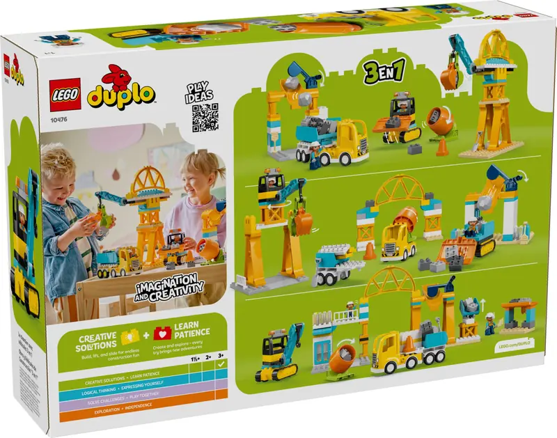 LEGO 10476 Plac budowy z pojazdami 3 w 1 zdjęcie 2