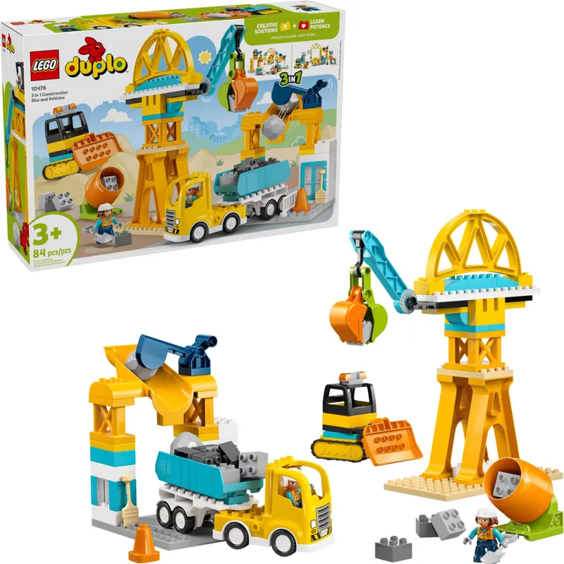 LEGO 10476 Plac budowy z pojazdami 3 w 1 zdjęcie 7