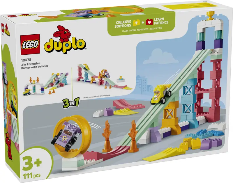 LEGO 10478 Kreatywne rampy 3 w 1 z pojazdami zdjęcie 2
