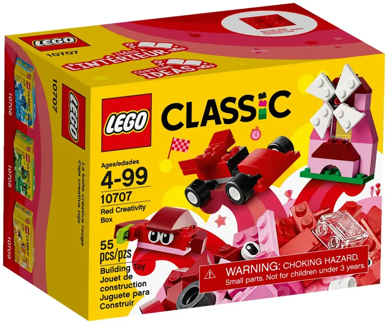 LEGO 10707 Czerwony zestaw kreatywny zdjęcie 2
