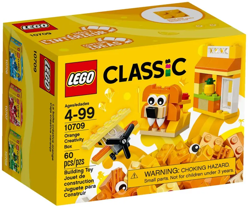 LEGO 10709 Pomarańczowy zestaw kreatywny zdjęcie 2