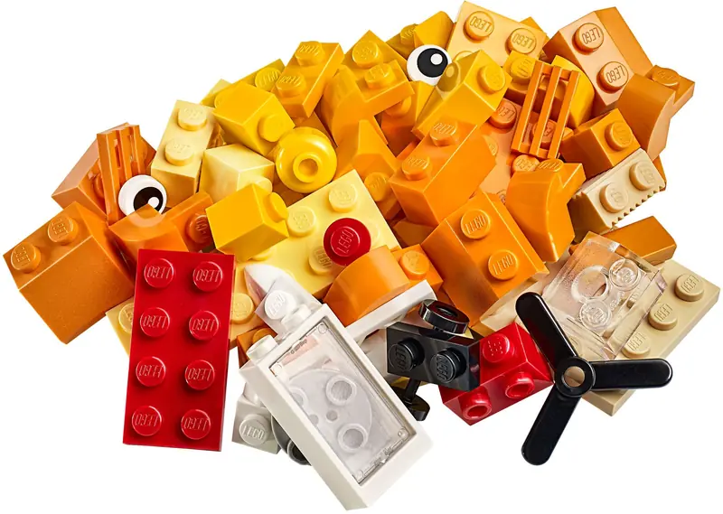 LEGO 10709 Pomarańczowy zestaw kreatywny zdjęcie 6