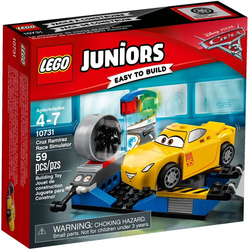 LEGO 10731 Symulator wyścigu Cruz Ramirez zdjęcie 2