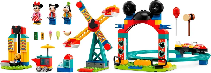 LEGO 10778 Miki, Minnie i Goofy w wesołym miasteczku zdjęcie 3