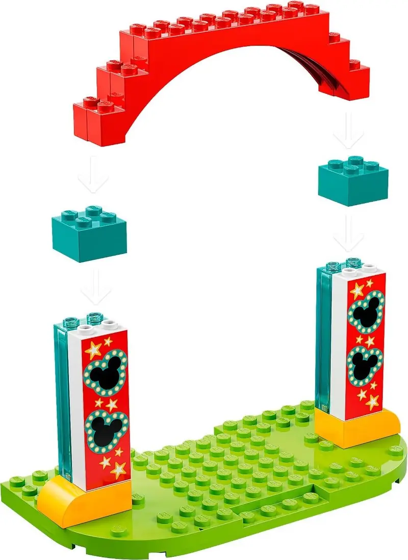 LEGO 10778 Miki, Minnie i Goofy w wesołym miasteczku zdjęcie 4