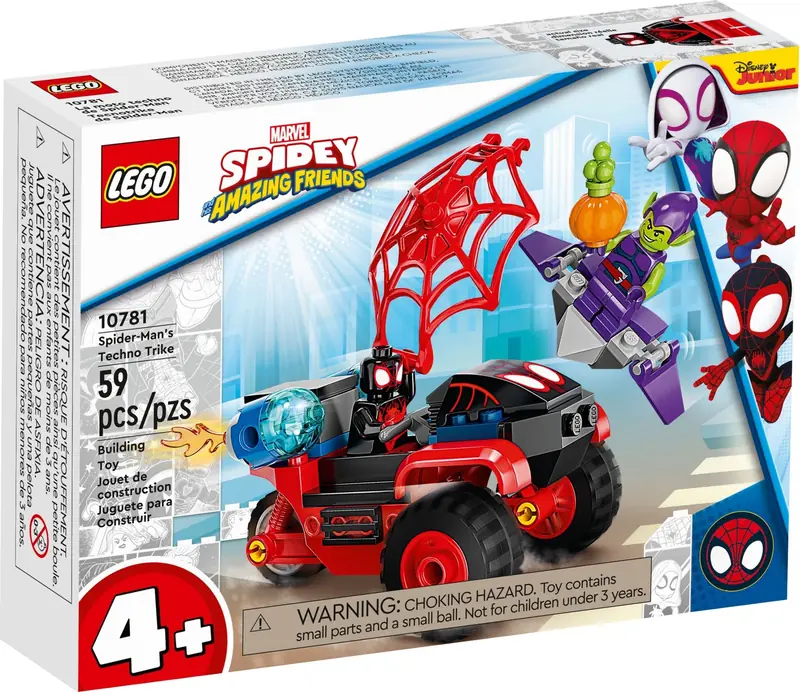 LEGO 10781 Miles Morales: Technotrójkołowiec Spider-Mana zdjęcie 2