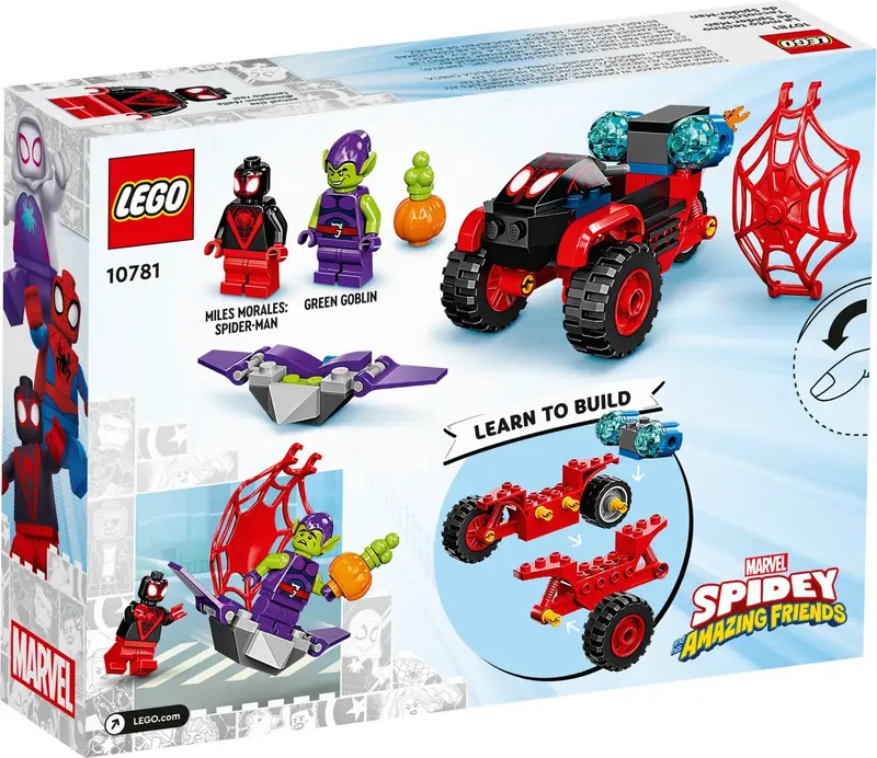 LEGO 10781 Miles Morales: Technotrójkołowiec Spider-Mana zdjęcie 6