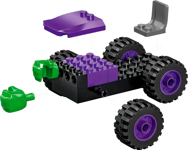 LEGO 10782 Hulk kontra Rhino - starcie pojazdów zdjęcie 7